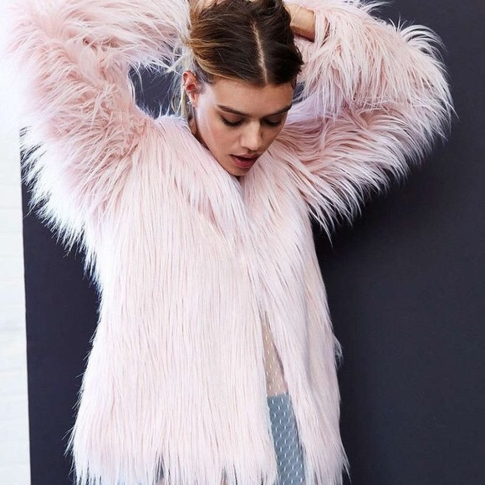 Urban Outfitters faux fur coat